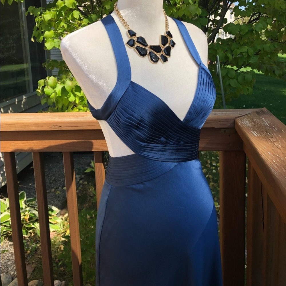 Blue ball gown formal